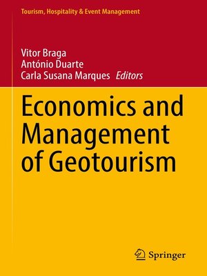 cover image of Economics and Management of Geotourism